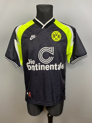 BORUSSIA DORTMUND 1995 1996 MOLLER AWAY SHIRT FOOTBALL