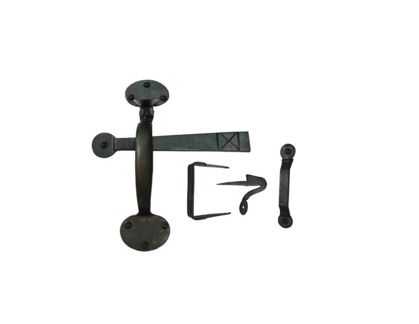 HAND FORGED blacksmith traditional old rustic door t tee