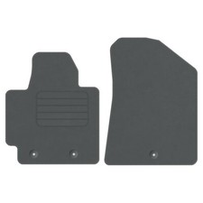 Velours Fußmatten für Kia Soul II Bj. 2014 – 2019 Automatten NEU VORNE GRAU PREM