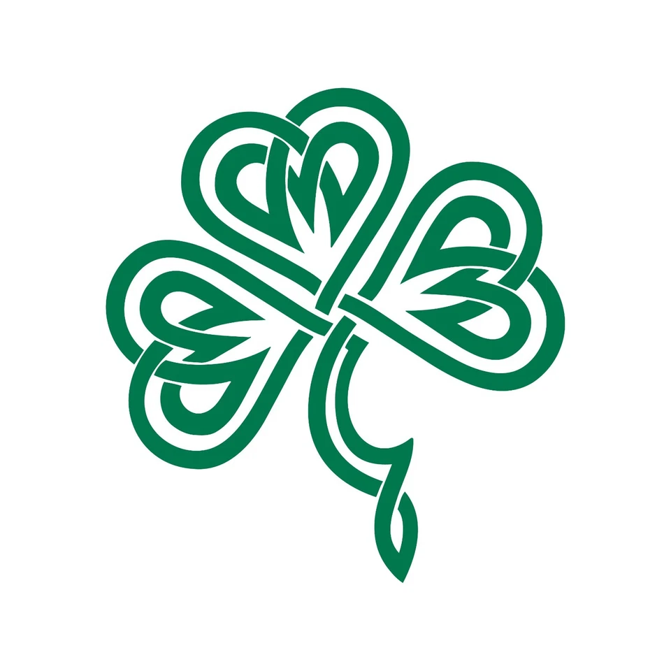 Celtic Shamrock Vinyl Decal sticker - Image 1 of 1