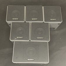 Set of 6 Sony Speakers SS-CNP67 SS-MSP67 L R SL SR SB Working Home Theater