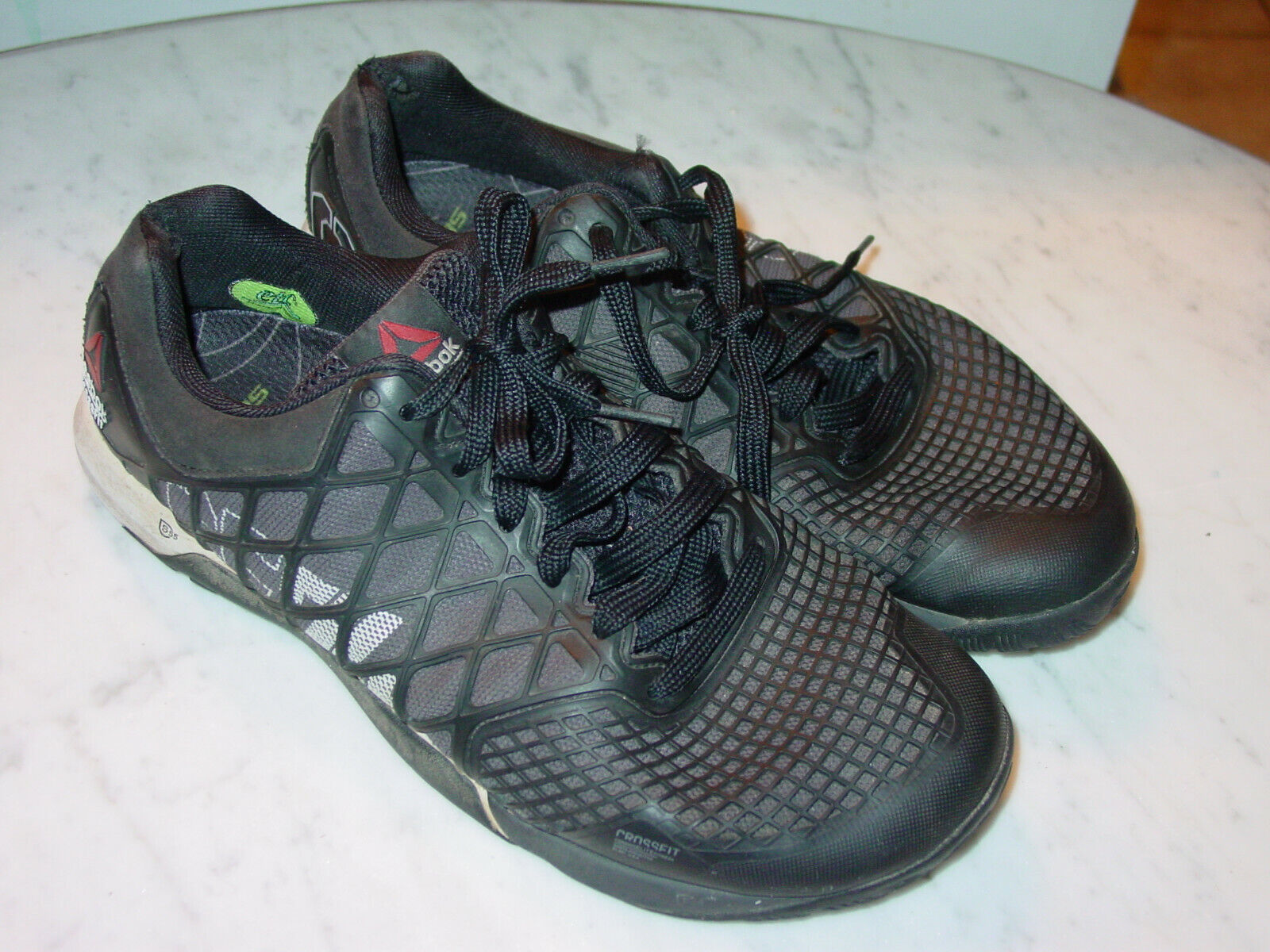 Mens Reebok Crossfit Nano M47669 Black/Gravel Cross Training Size | eBay