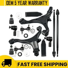12pc Control Arms Tie Rod Ends Sway Bars Suspension Kit For 2002-2006 Honda CR-V