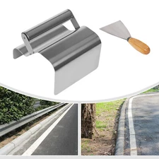 Landscape Curb Trowel Stainless Steel Concrete Curbing Trowel with Putty Knife