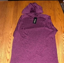 WALTER HAGEN MENS PERFORMANCE LIGHTWEIGHT CRANBERRY GOLF HOODIE NWT $75