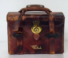 Perrin Leather Carry Case David White Stereo Realist Camera One Handle Damaged 