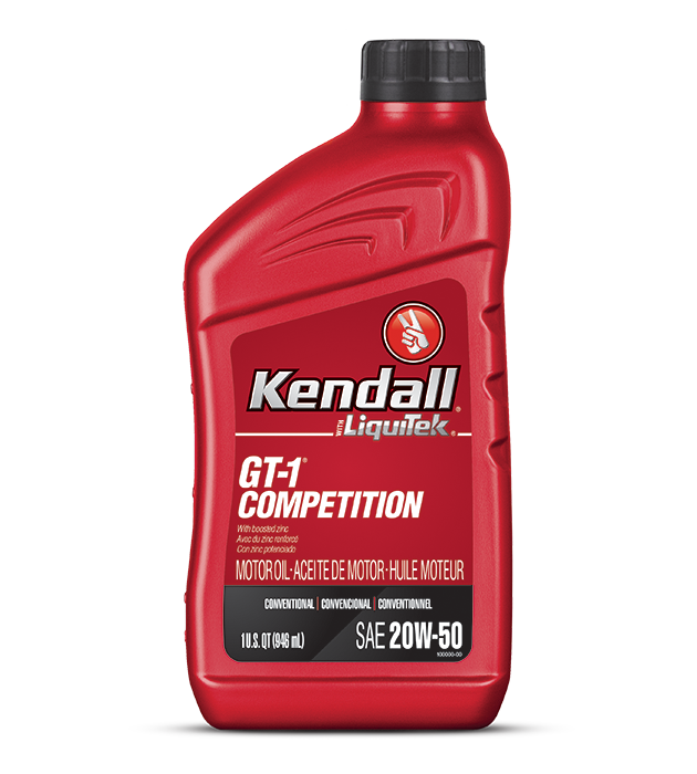 Kendall Titanium 20W50 GT-1 Competition Motor Oil; Case of 12 -1