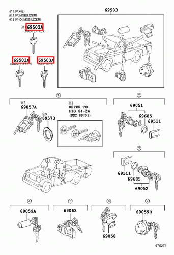 Genuine LandCruiser HZJ79 HZJ78 HZJ77 HZJ76 Levin AE92 Non Chip Blank Key - Picture 24 of 24