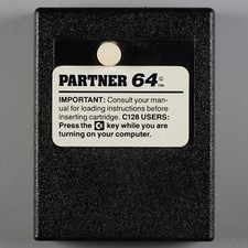 Commodore 64 Timeworks Partner 64 Cartridge C64 C128 reset button UNTESTED