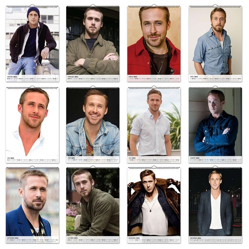 ryan-gosling-deluxe-full-photo-2023-personalised-wall-calendar-ebay
