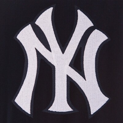 MLB New York Yankees JH Design Wool Reversible Jacket Navy