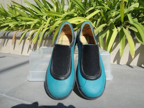 Le Chameau Liseron Sabotin Rubber Shoes/Booties, Florida Blue Womens' US5 UK2.5  - Picture 5 of 12