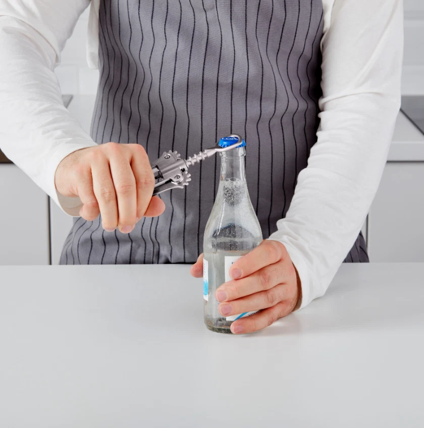 Sacacorchos IKEA IDEALISK, color plateado/mate, artículos de cocina, NUEVO Foto 3 de 3