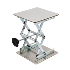 HFS(R) 8" x 8" Lab Jack Scissor Stand Platform - 10" Height - 15kg/33lbs