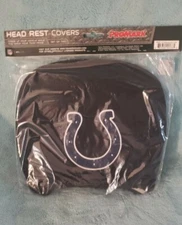 NFL Indianapolis Colts Head Rest Covers For Car Set of 2 New team promark 