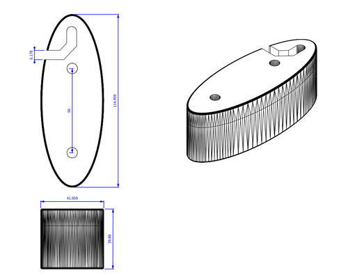Extensores de espejo para motocicleta espaciadores elevador HOND SUPER BLACKB... - Imagen 4 de 4