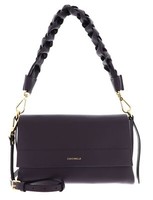 Coccinelle Boheme Grana Double Shoulder Bag Prune / Ribes Dunkelviolett Neu