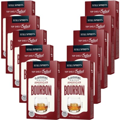 10X Still Spirits Top Shelf Select American Bourbon Essences Makes 2.25L