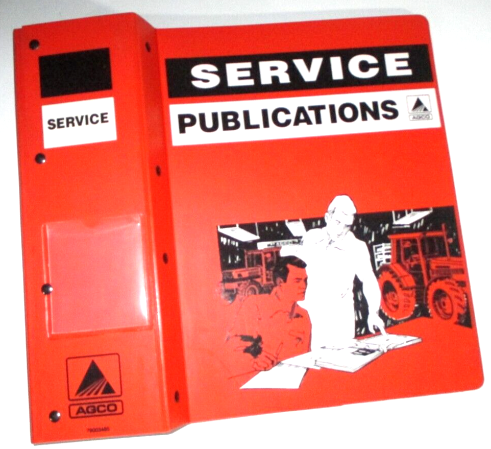 AGCO Dealers 3-Post Parts Catalog Service Manual Binder (empty) 79003485