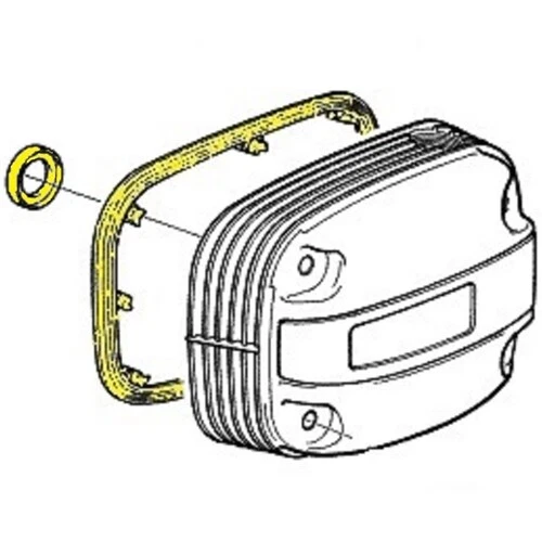 Valve Cover Gasket Set - BMW Oilhead 11 14 7 668 216, 11 12 1 341 708, NEW - Image 2 of 2