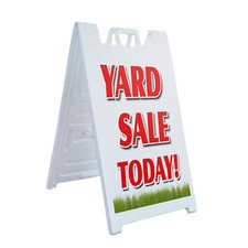 A-frame Sidewalk Yard Sale Today 24" x 36" Double Sided A-Frame Sidewalk Sign