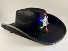 Children s light up Sheriff Cowboy Hats - lot of 50 Brand new with tags
