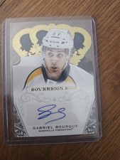 13-14 CROWN ROYALE SOVEREIGN SIGS GABRIEL BOURQUE AUTO 