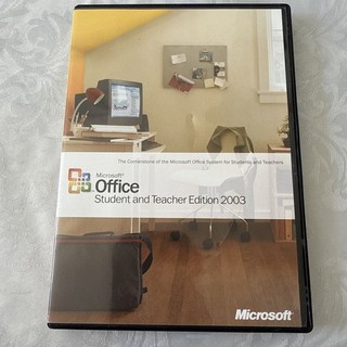 Mircosoft office student and teacher edition 2003 disc