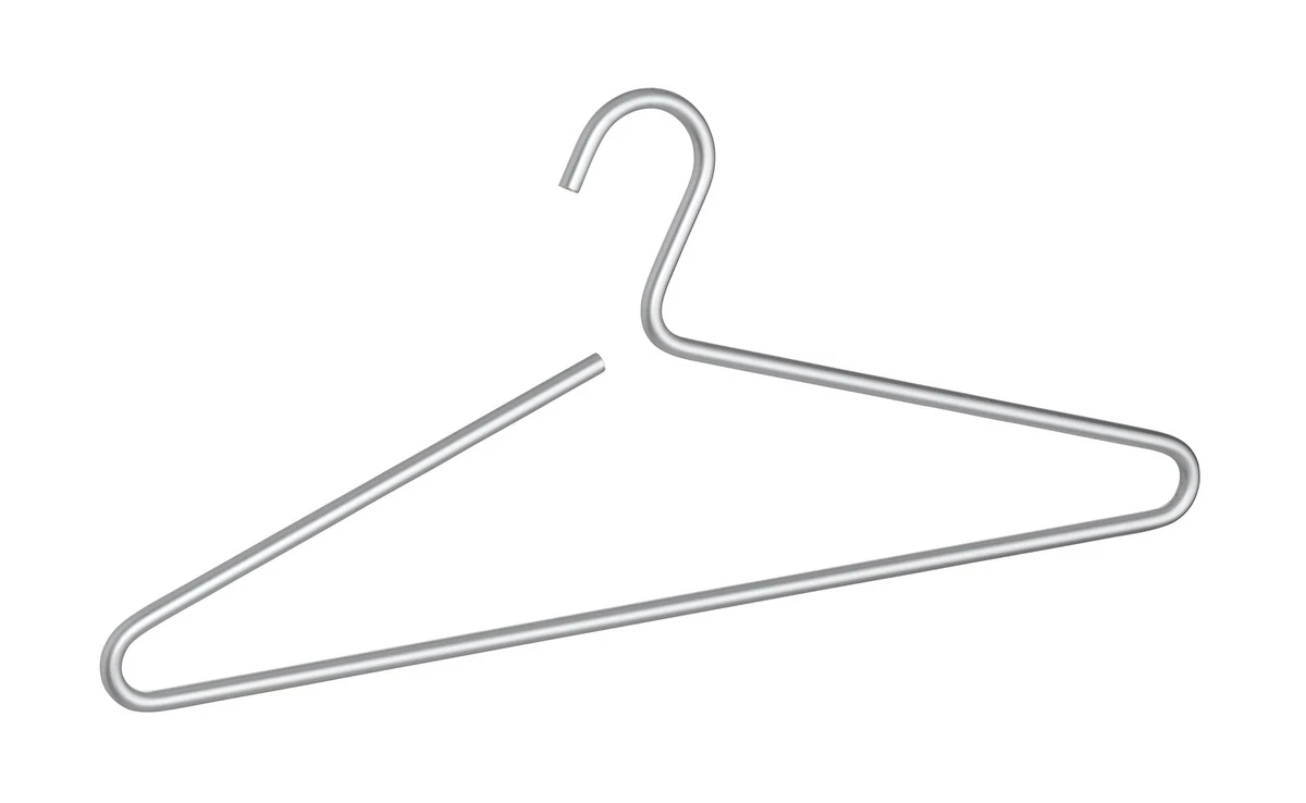 Gruccia Appendiabiti Wenko Rollo In Faggio Bianco, Design Rotondo E Sottile Per Abiti Delicati - 2