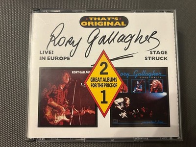 Rory Gallagher ''Live in Europe / Stage Struck'' 2 Cd's (Castle) Made in France