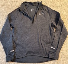 Men  s Nike Dark Grey Athletic Quarter Zip Size L