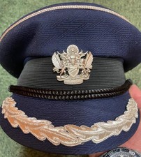 LATEST / TRIAL BRITISH AIRWAYS male Pilot VISOR CAP with anodised badge