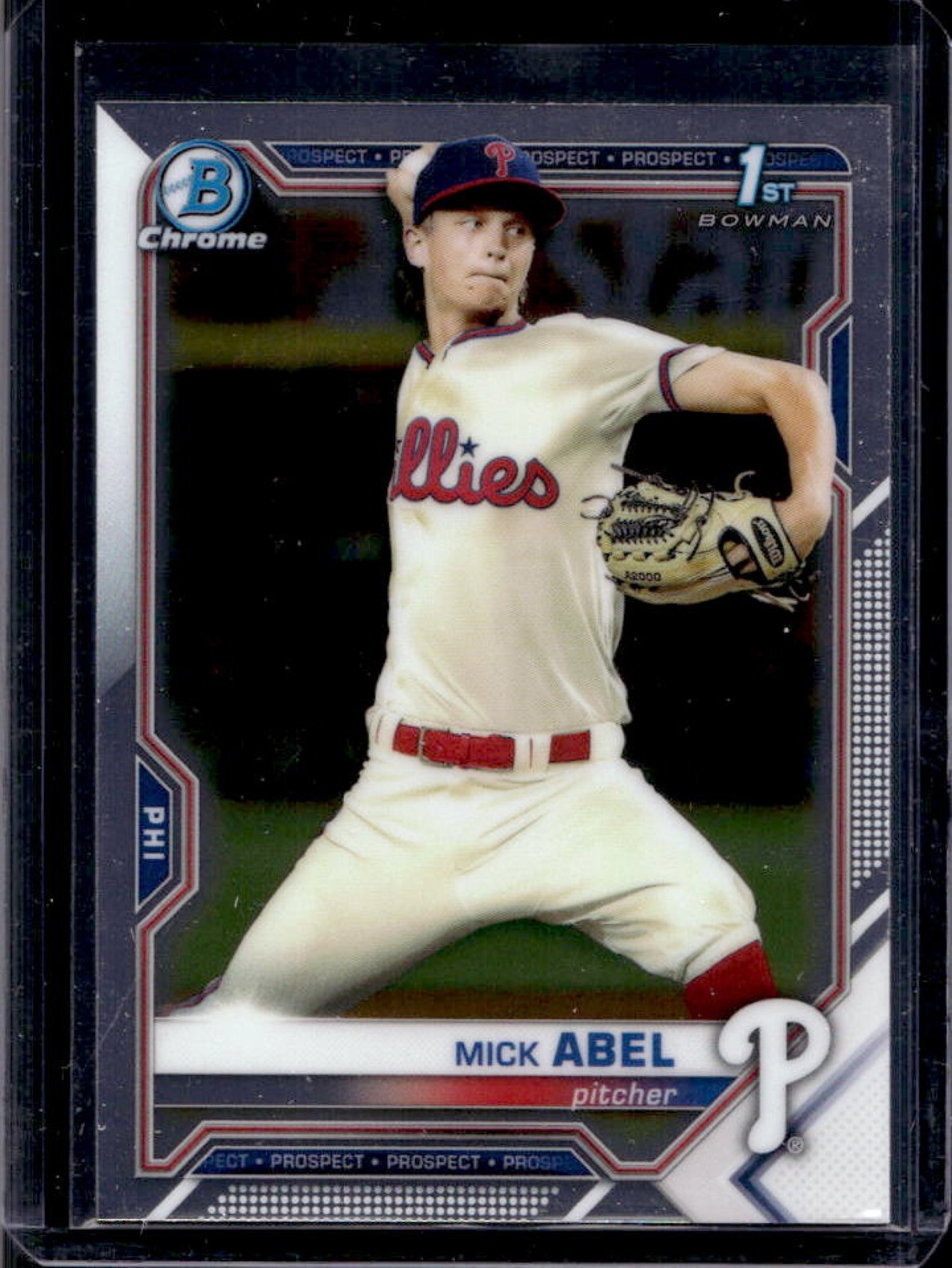 2021 Bowman Mick Abel Chrome 1st #BCP-42 Phillies
