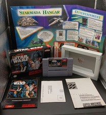 STAR WARS "SUPER"(1991) SNES COMPLETE IN BOX-EXCELLENT! PLAYS!RARE LARGE INSERT!