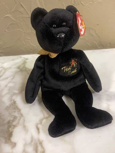 TY Beanie Baby "The End" Bear with Tag Errors 1999 Retired Errors Vintage Tags