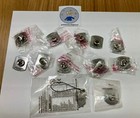 Pokemon League Sinnoh Gym Badges, Fennekin Key Chain, Trainer Tower pin, 12set — photo 2