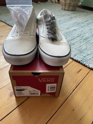 Vans Old Skool Stressed white Gr 42 Used Look Neu 