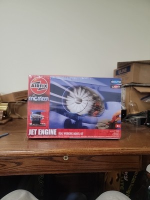 Airfix Engineer A20005 Working Jet Engine Plastic Model Kit Light