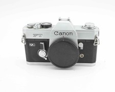 Canon FT QL Silver 35mm SLR Film Camera Body with Cap READ  20036 