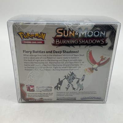 Pokemon TCG Sun & Moon Burning Shadows 36-Pack Booster Box SEALED w/Protector | eBay Pokemon TCG Sun & Moon Burning Shadows 36-Pack Booster Box SEALED w/Protector | eBay