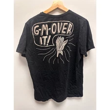 Chipotle Graphic T Shirt G-M Over It! Unisex  Large Organic Cotton Uniform Work