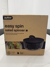 Zyliss Easy Spin Salad Spinner Large Grey Brand New In Box