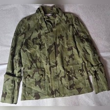 Central Falls Co. Military Style Camouflage Jacket Made in USA - Size M