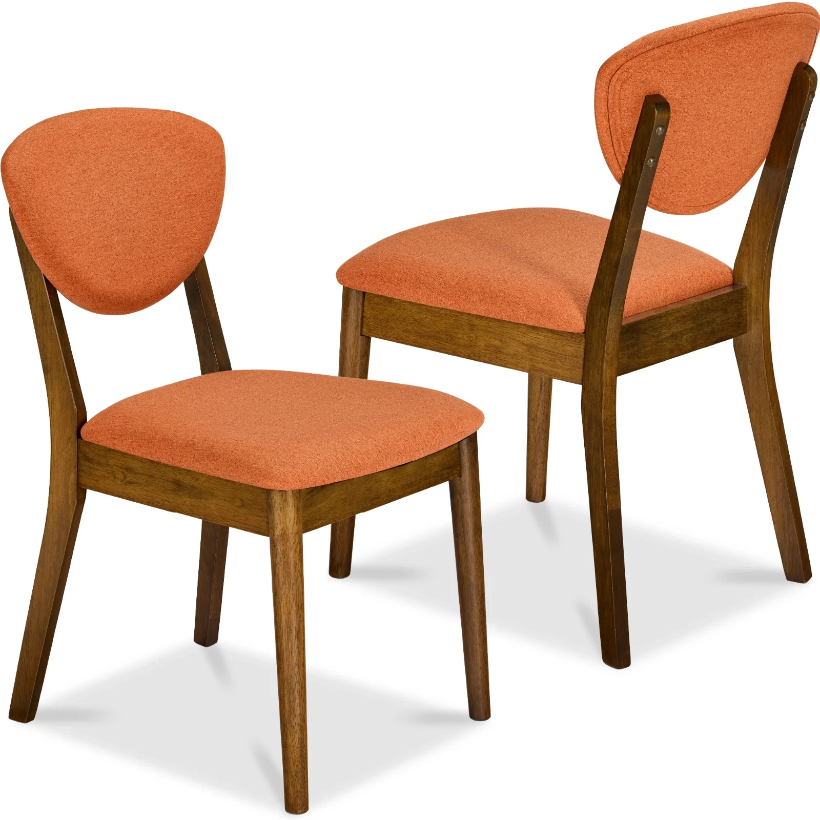 Set- Walnut/burnt Orange