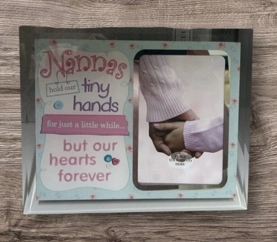Nanna Bilderrahmen - sentimentales Geschenk mit herzlichem Zitat, kostbare Erinnerungen
