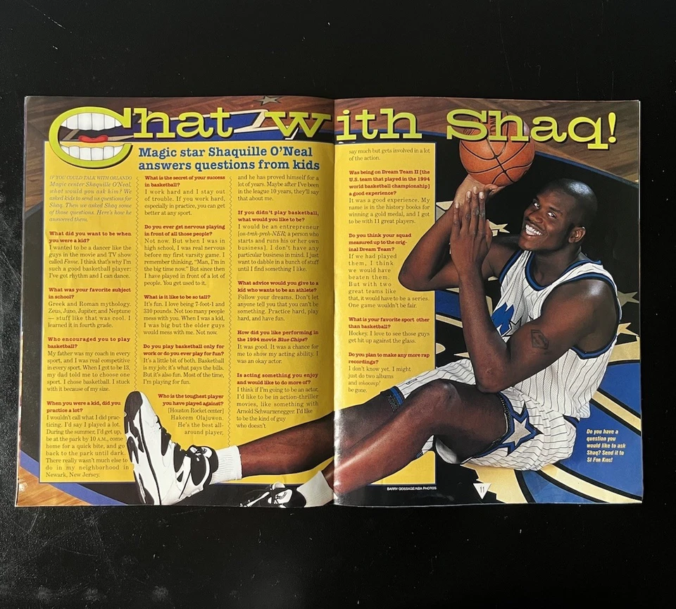 Revista Grant Hill Detroit Pistons 33 Sports Illustrated For Kids 1995 rara Foto 2 de 4