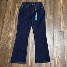 Johnny Was Women's Marseille Baby Boot Jeans 26 Marcheeta NWT Dark Wash Tencel