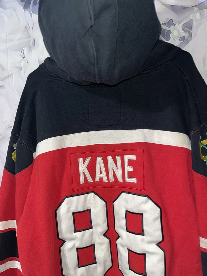 Chicago Blackhawks Old Time Hockey Hoodie Jersey Patrick Kane #88 Men’s Size L - Image 4 of 4