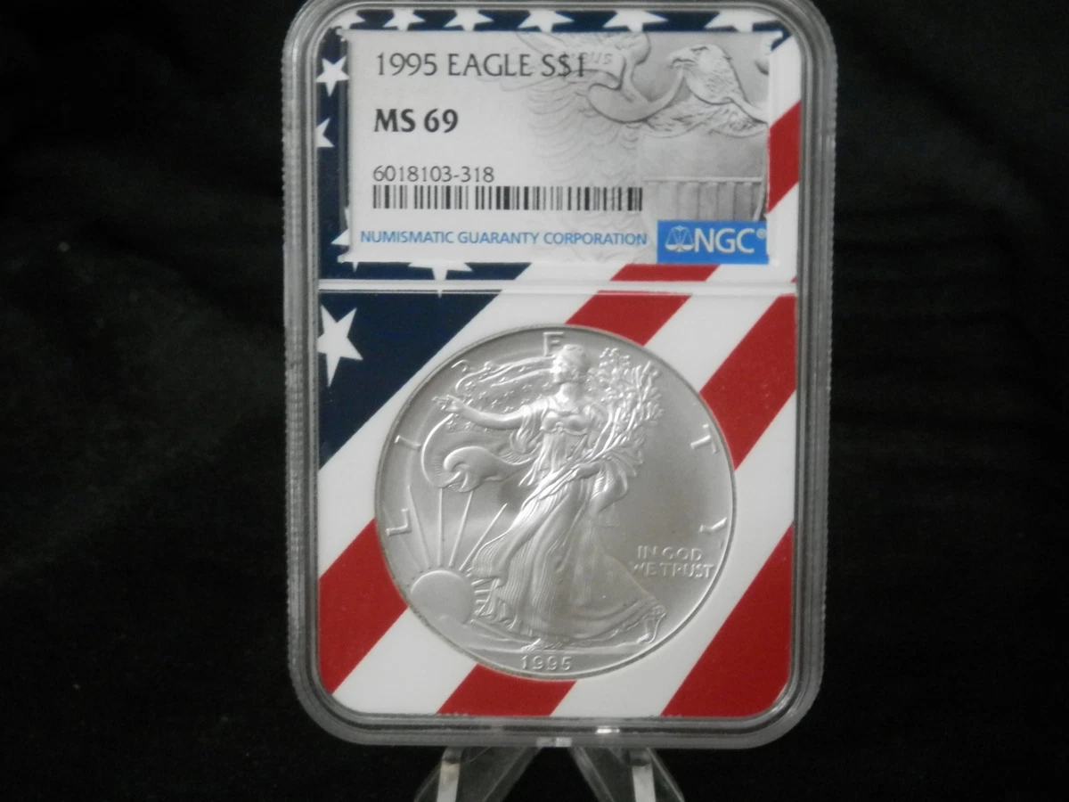 1995年 アメリカンイーグル シルバー American Eagle 1 oz Precious Metal Content per Unit 1995 Silver