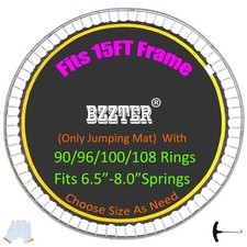 Trampoline Mat, Fits 15ft Round Frame,with 96 Rings 159.3 Inch Diameter, Fits...